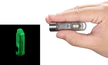 TIKI GITD GREEN , oSRAM P8 300Люмен+UV/CRI Light 40часов 71метра Rechargeable Li-ion