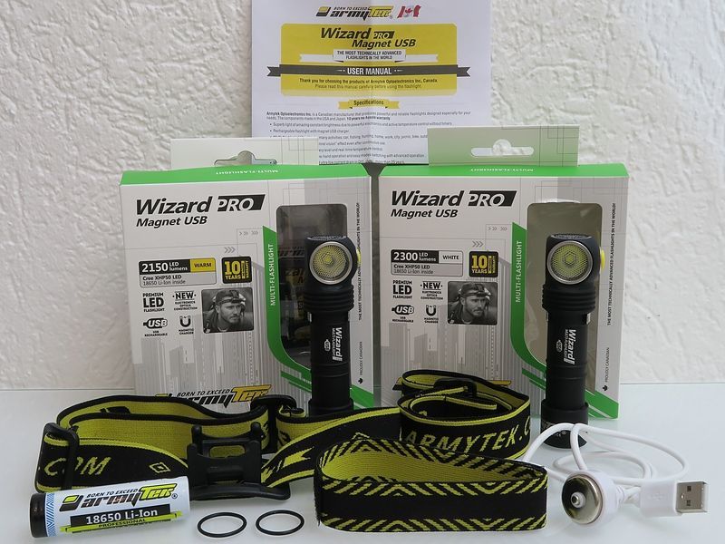 Налобный фонарь Armytek Wizard Pro XPH50