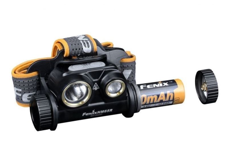 Мощный налобный фонарь Fenix HM65R
