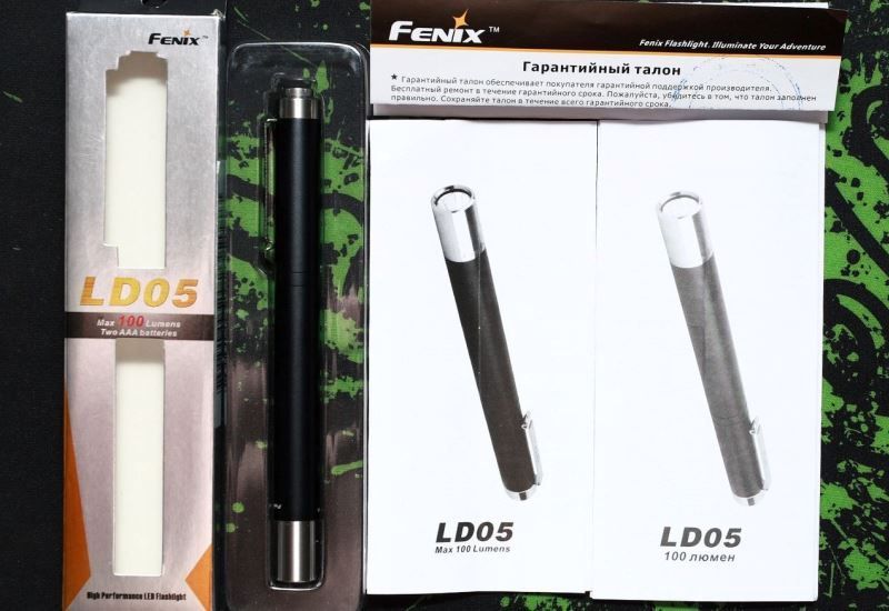 Карманный фонарь Fenix LD05 V2.0