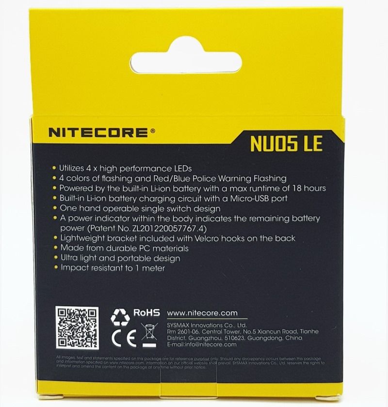 Сигнальный фонарь Nitecore NU05 LE