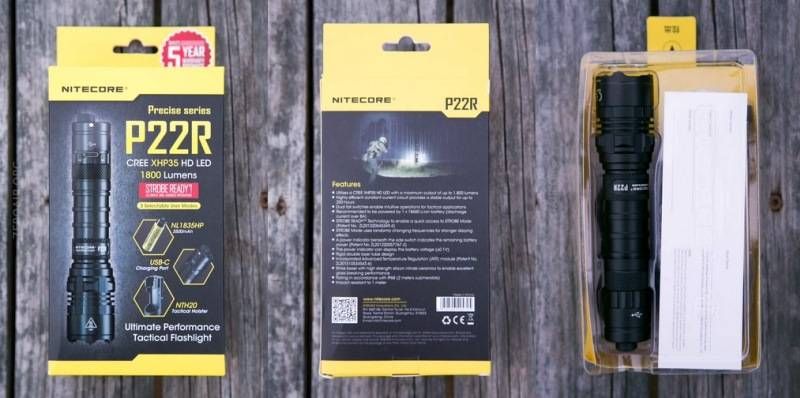 Тактический фонарь Nitecore P22R