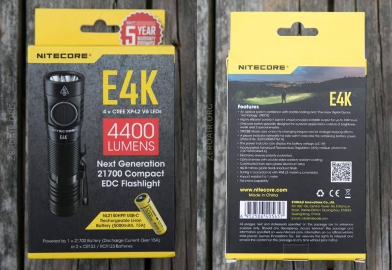 Nitecore E4K