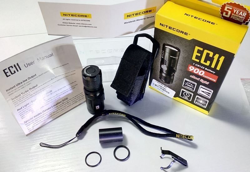 Миниатюрный фонарь Nitecore EC11