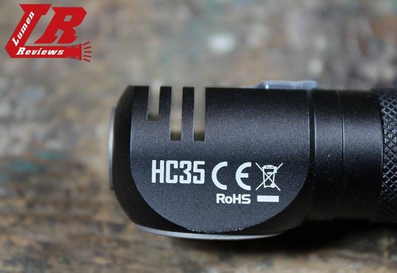 Г-образный налобный фонарь Nitecore HC35