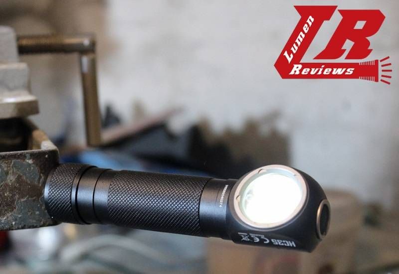 Г-образный налобный фонарь Nitecore HC35