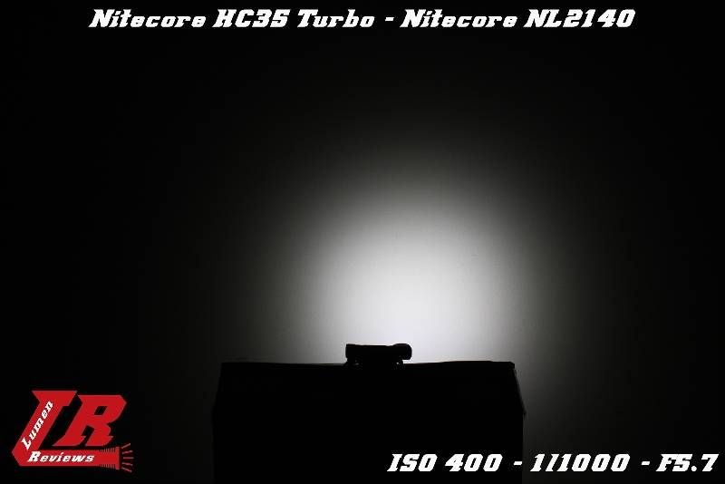 Г-образный налобный фонарь Nitecore HC35