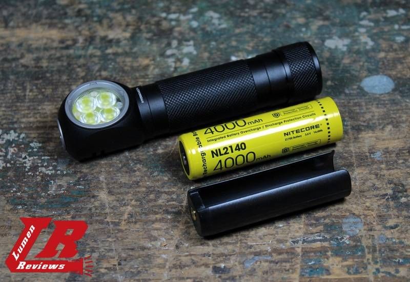 Г-образный налобный фонарь Nitecore HC35