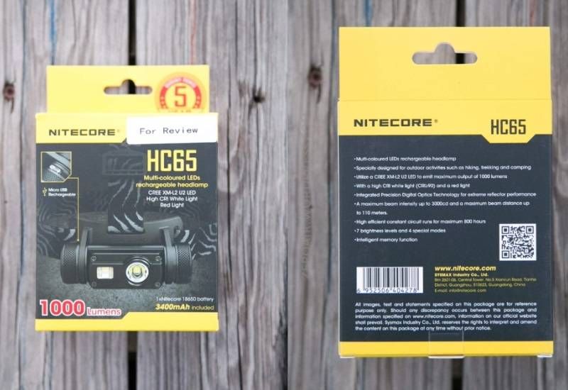 Налобный фонарь Nitecore HC65