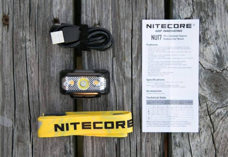 Налобный фонарь Nitecore NU17