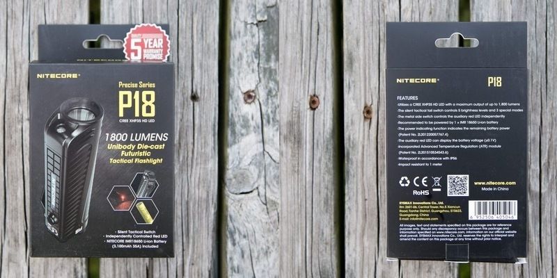 Тактический фонарь Nitecore P18