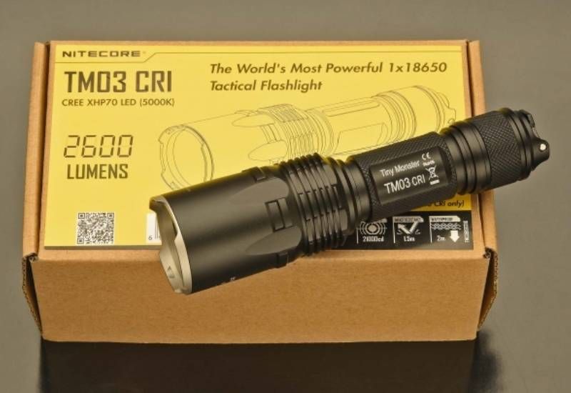 Мощный фонарь Nitecore TM03