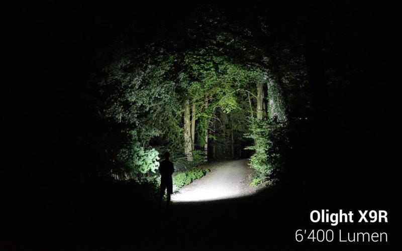 Сверхмощный поисковый фонарь Olight X9R Marauder