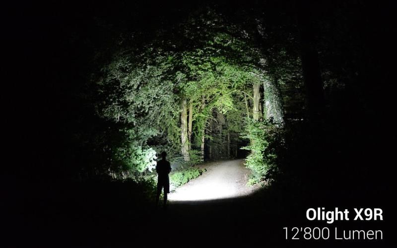 Сверхмощный поисковый фонарь Olight X9R Marauder